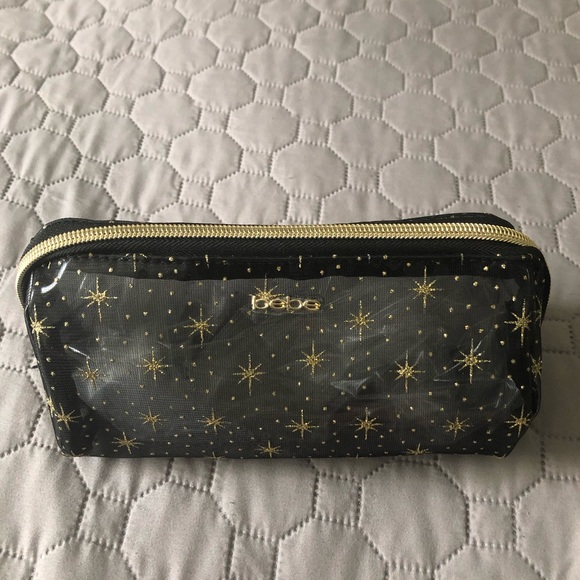 Black and gold bebe makeup bag - Picture 4 of 4